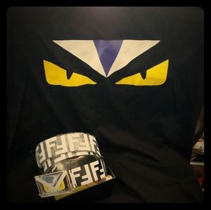 Fendi monster Shirt and Belt
